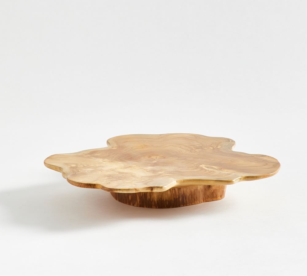 Organic Teak Wood Pedestal | Pottery Barn (US)