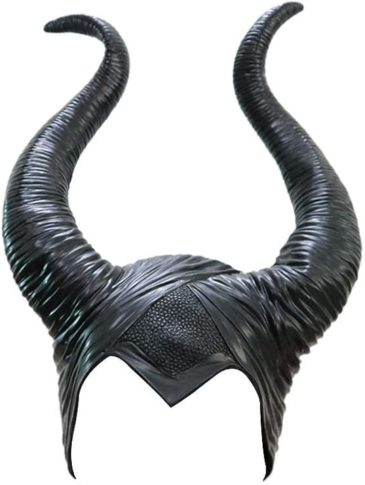 Uranshin Halloween Maleficent Horns Maleficent Costume, Black Long Women Horns Queen Hat, Deluxe ... | Amazon (US)
