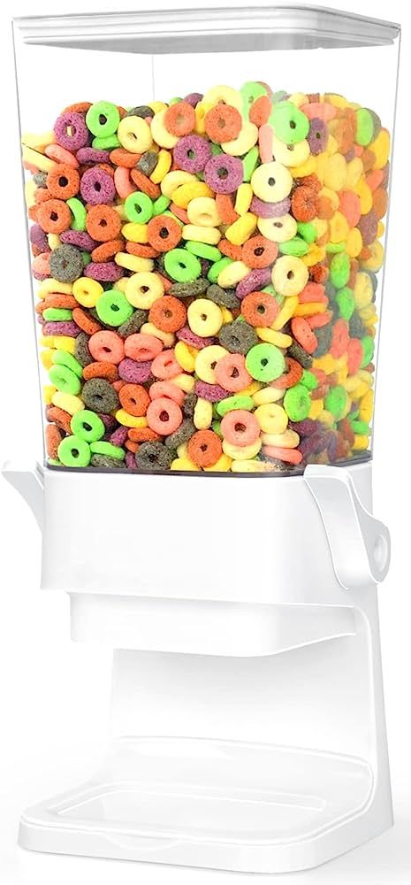 Mivvosakuki Cereal Dispenser Countertop Large Cereal Containers Storage Dispenser For Pantry Dry ... | Amazon (US)