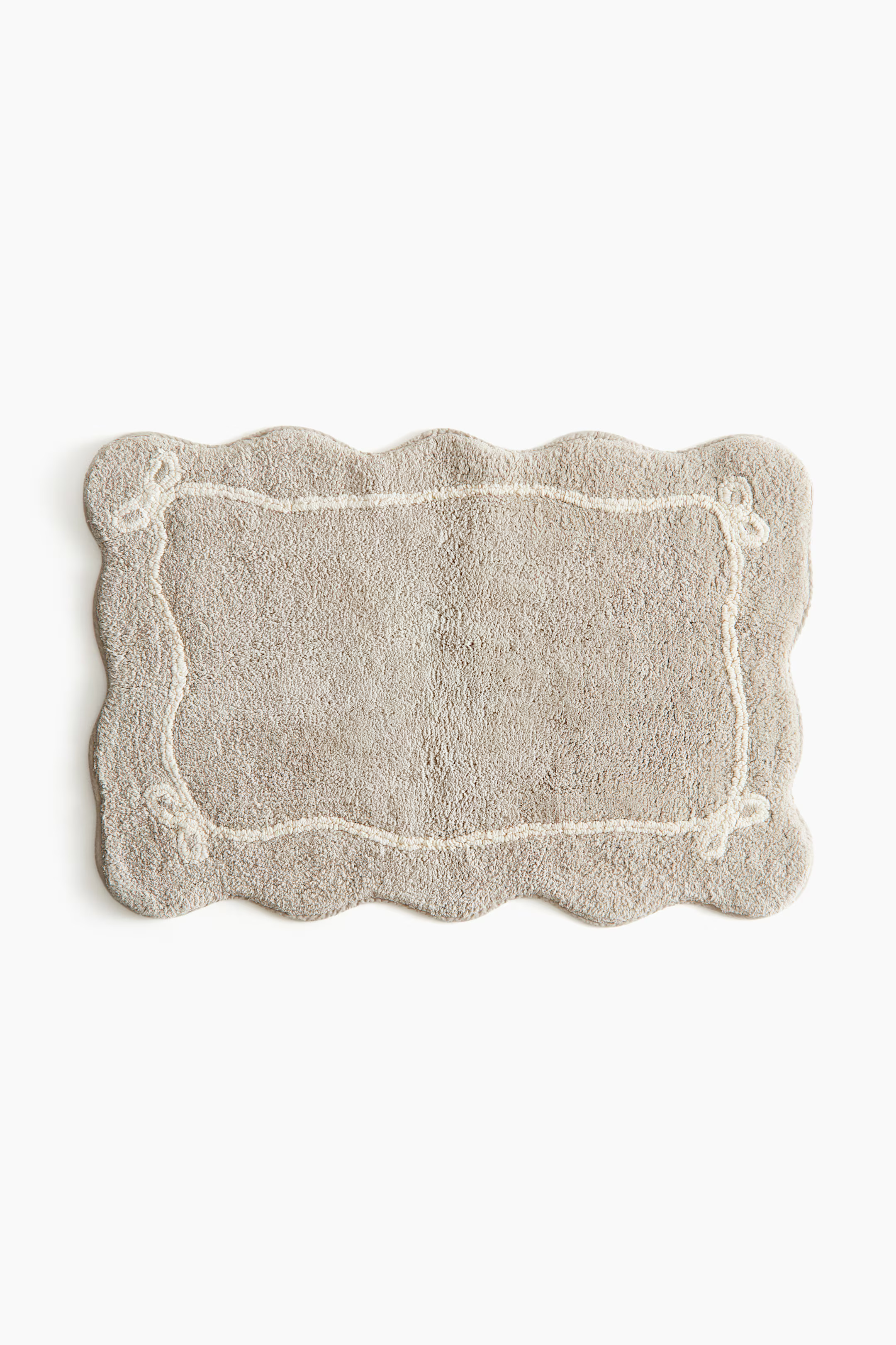 Tapis de bain à bords festonnés | H&M (FR, IT, ES, PT, BE)