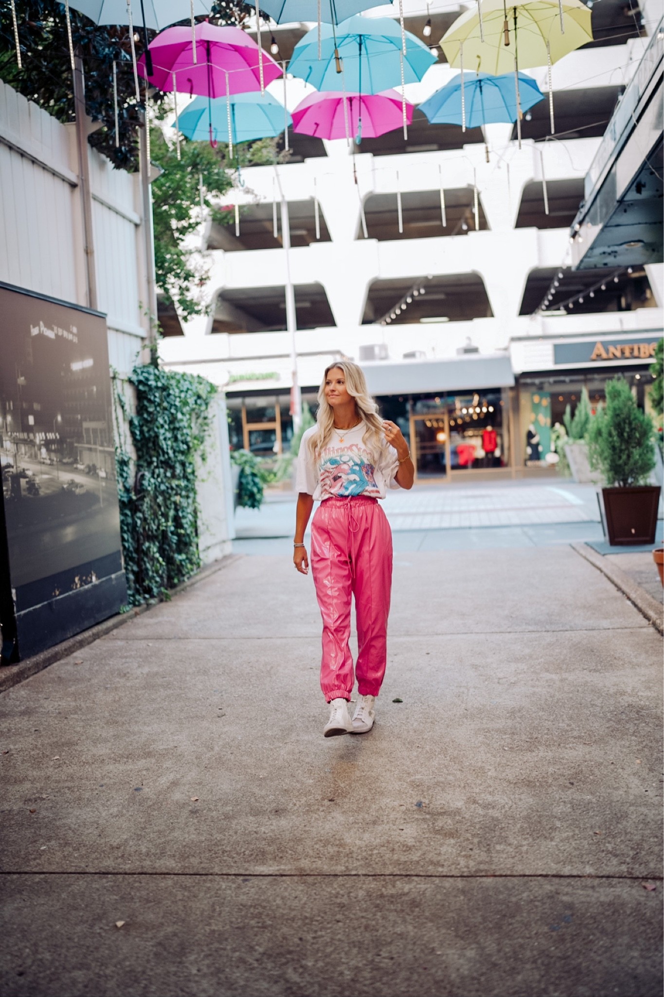 Can we get a little commotion for the joggers 💞 #fall #leatherpants #jeans #joggers #falloutfits #bandtee #sneakers #boots #pinkpants #revolve #whiteboots #asos

#LTKU #LTKstyletip #LTKSeasonal #LTKfit