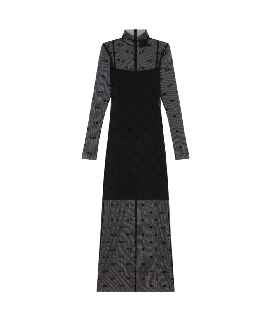 Long Tulle Dress W/t Long Sleeves | Italist.com US