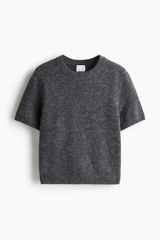 H & M - Fine Knit Sweater - Dark Grey Marle | H&M (KR)