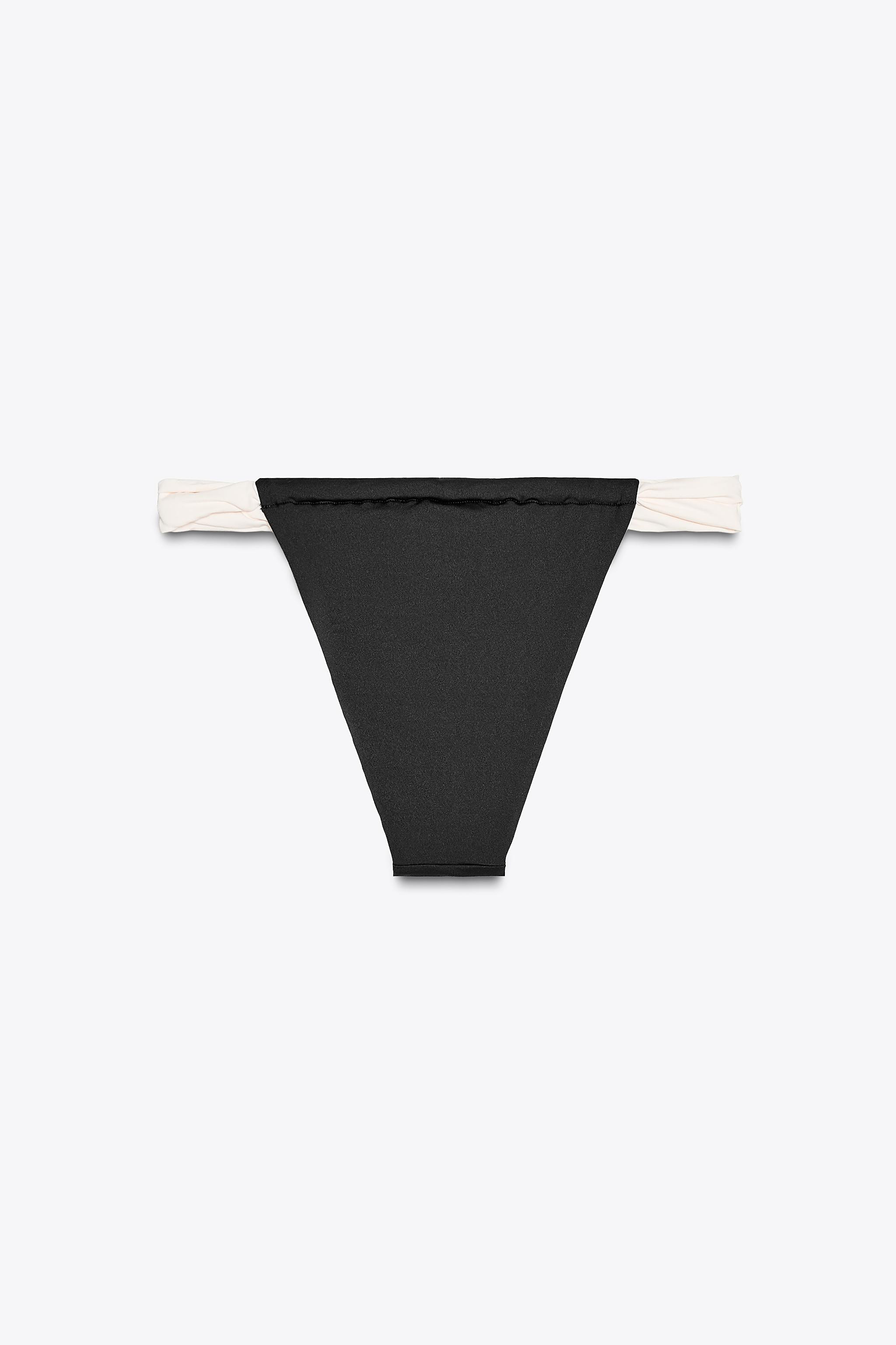 CURTAIN STRING BIKINI BOTTOMS | Zara UK