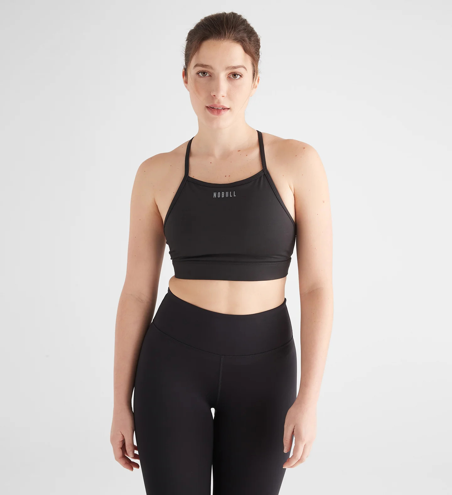 HIGH-NECK SPORTS BRA (MATTE)- WOMEN'S SPORTS BRA | NOBULL