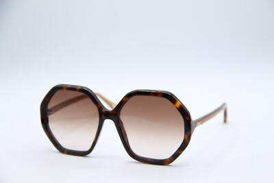 NEW CHLOE CH 0008S 004 HAVANA GRADIENT AUTHENTIC SUNGLASSES 58-17 | eBay US