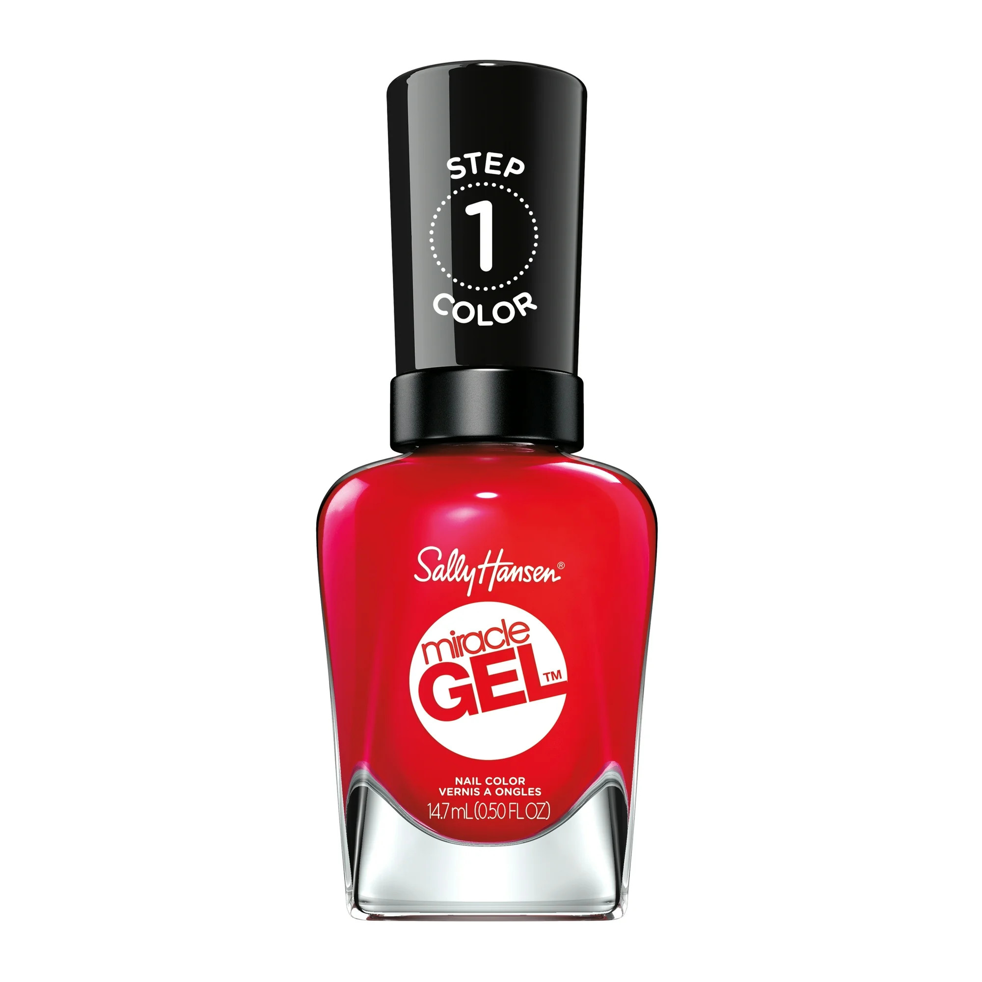 Sally Hansen Miracle Gel Nail Polish, Red Eye, 0.5 fl oz, No UV Lamp Needed - Walmart.com | Walmart (US)