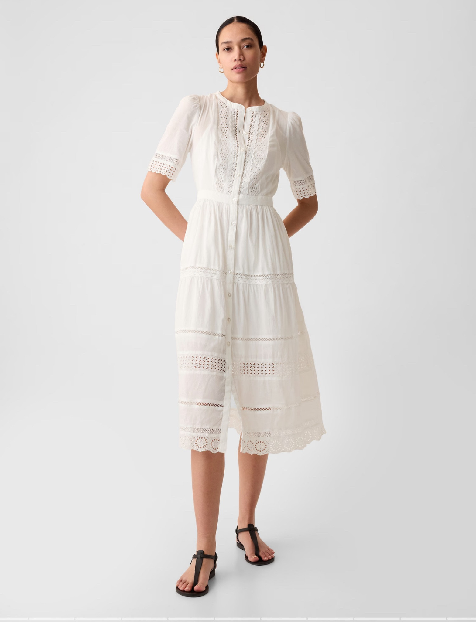 Gap Lace Midi Dress perfect spring to summer sundress for family photos, newborn photos, beach photos 

#LTKmidsize #LTKfindsunder100