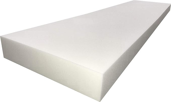 FoamTouch Upholstery Cushion High Density Standard, Seat Replacement, Sheet, Padding, 3" L x 24" ... | Amazon (US)