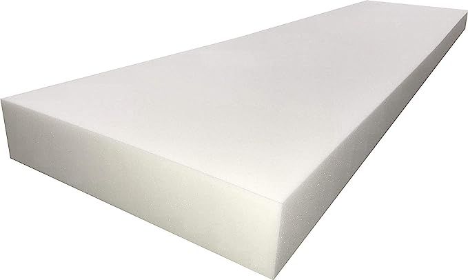 FoamTouch Upholstery Cushion High Density Standard, Seat Replacement, Sheet, Padding, 3" L x 24" ... | Amazon (US)