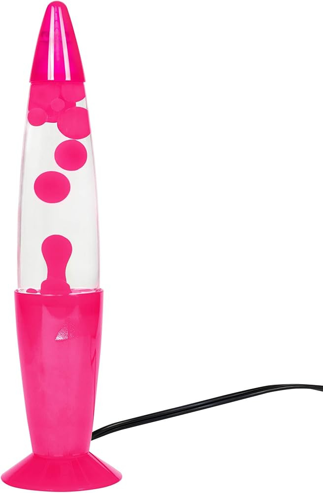 My Groovy Light 13.5 Inch Tabletop Lava Lamp, Pink | Amazon (US)