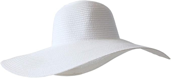 Womens Floppy Straw Hat Wide Brim Foldable Packable Braid Cap UV Protection Summer Gardening Hiki... | Amazon (US)