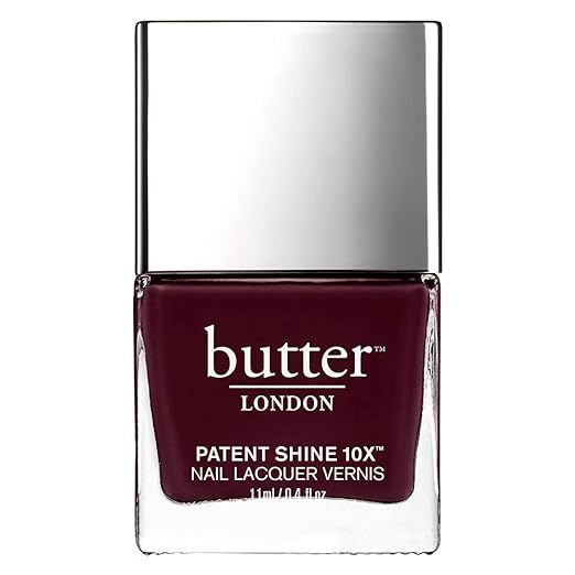 butter LONDON Patent Shine 10X Nail Lacquer, Gel-Like Finish, Chip-Resistant Formula, 10-Free For... | Amazon (US)