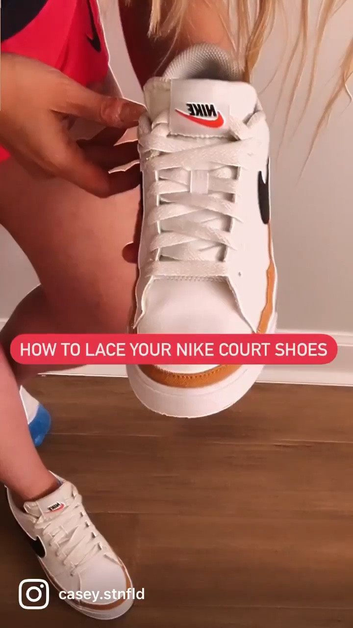I love my Nike court shoes. I wear them all the time. I am wearing a size 7 and I’d say tts. This is how I lace mine up to wear I can just slip them on. 🙂

#LTKunder100 #LTKshoecrush #LTKU