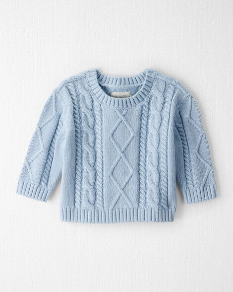 Baby Organic Cotton Cable Knit Sweater | Carter's Inc