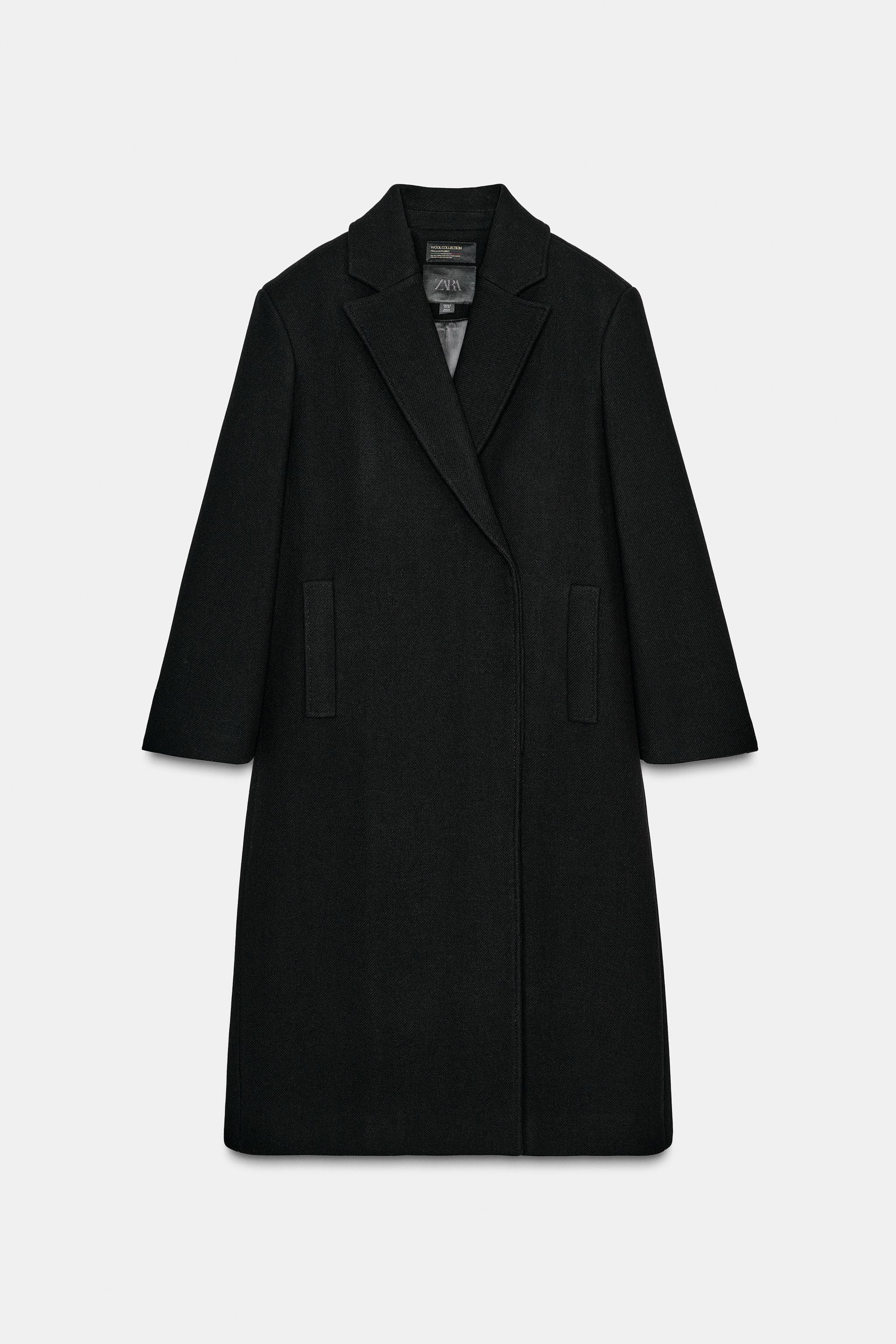 WOOL BLEND COAT ZW COLLECTION | Zara US