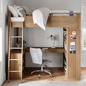 Sleep & Study® Loft Bed | Pottery Barn Teen
