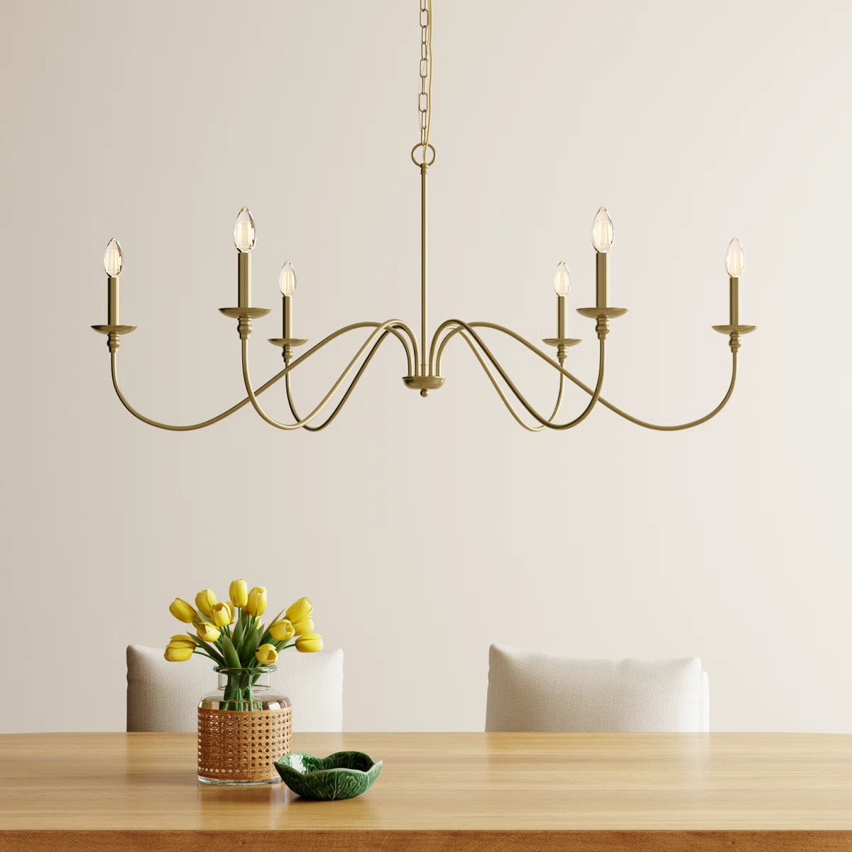 Ableton 6 - Light Candle Style Classic / Traditional Chandelier | Birch Lane