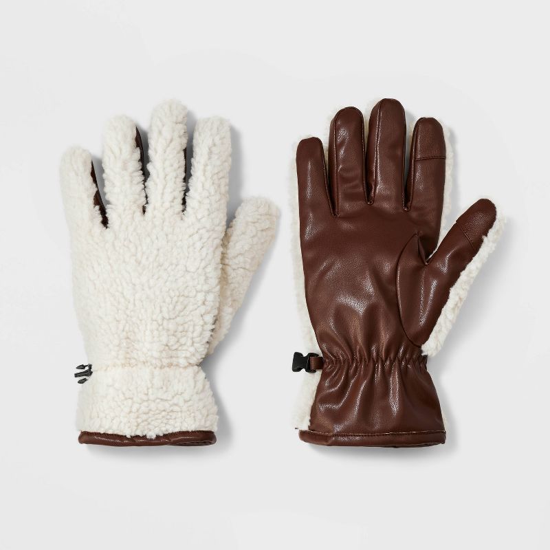 Men's Faux Shearling Gloves - Goodfellow & Co™ | Target