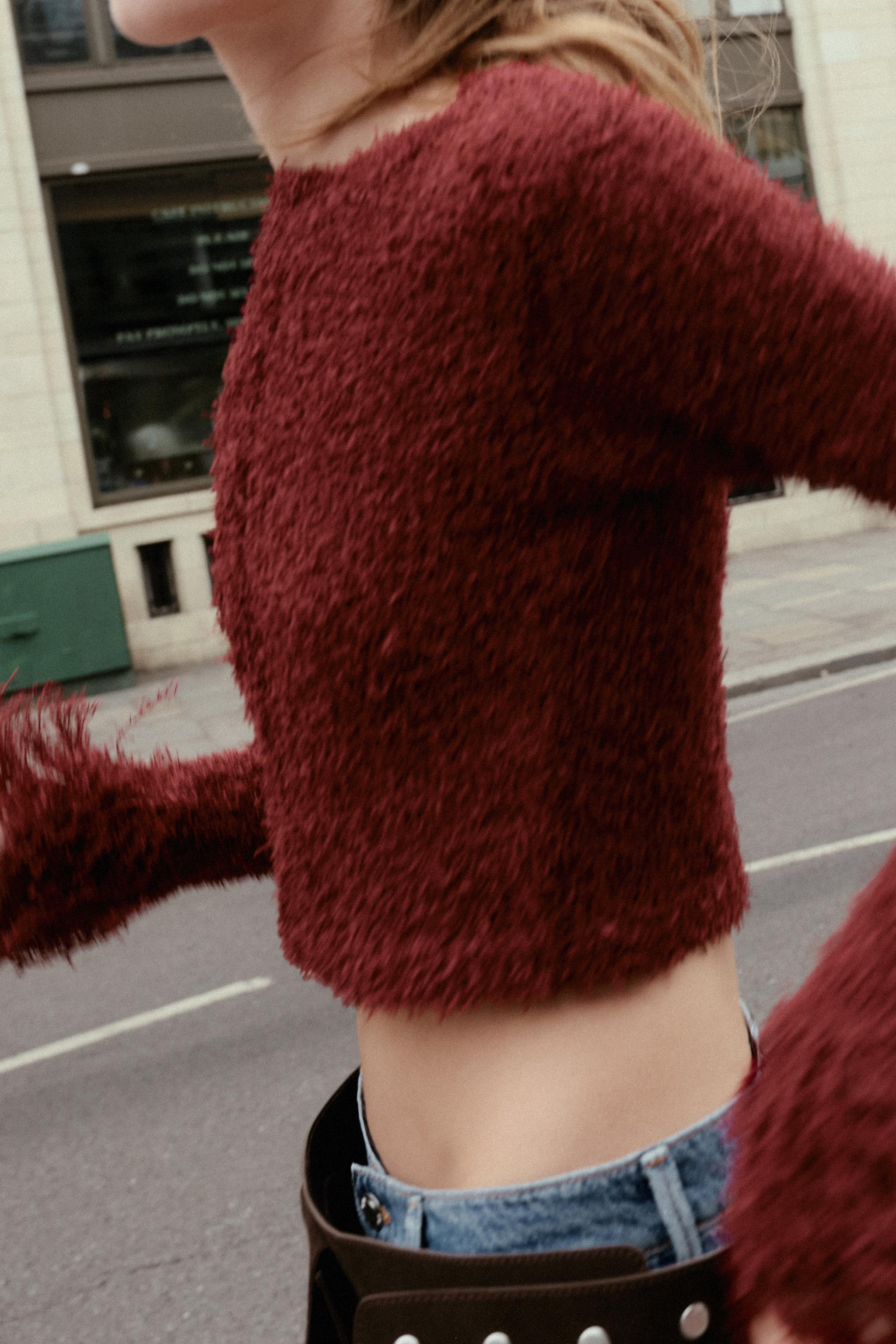 FRINGED KNIT CARDIGAN | Zara US
