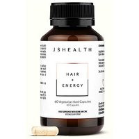JSHealth Hair + Energy Vegetarian Hard Capsules 60s | Boots.com