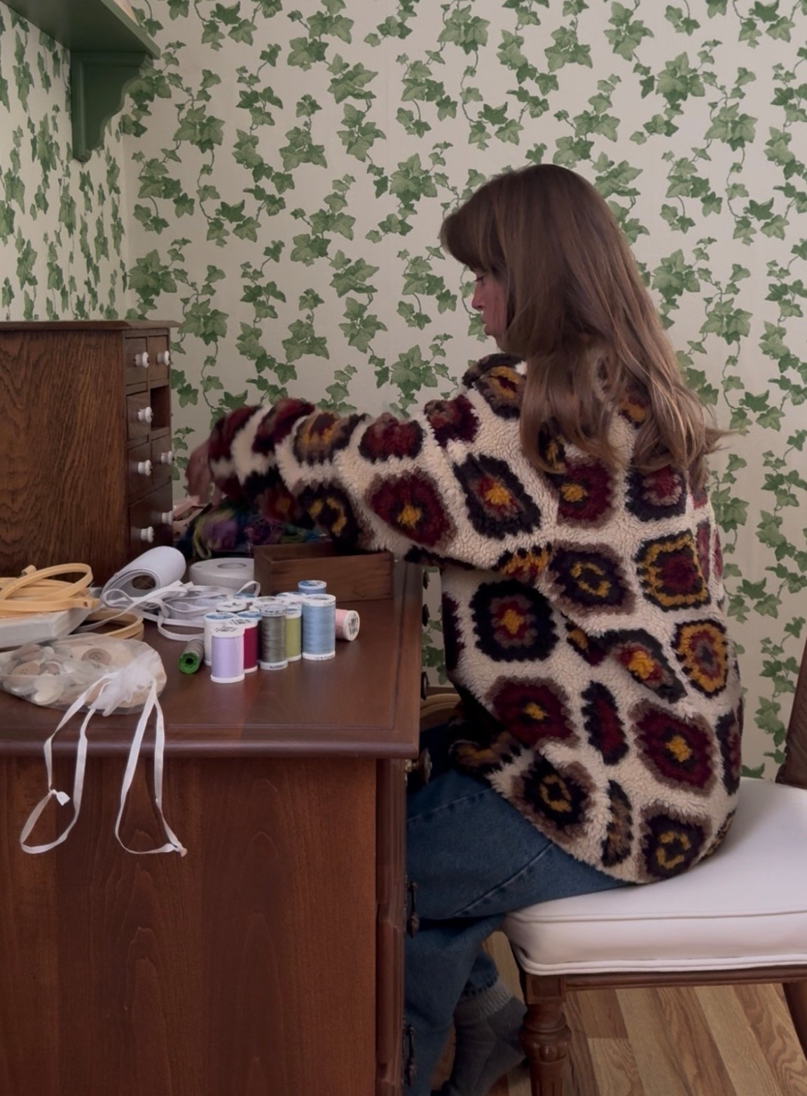 Cutie granny square fleece for winter 

#LTKFindsUnder100 #LTKHoliday #LTKSeasonal