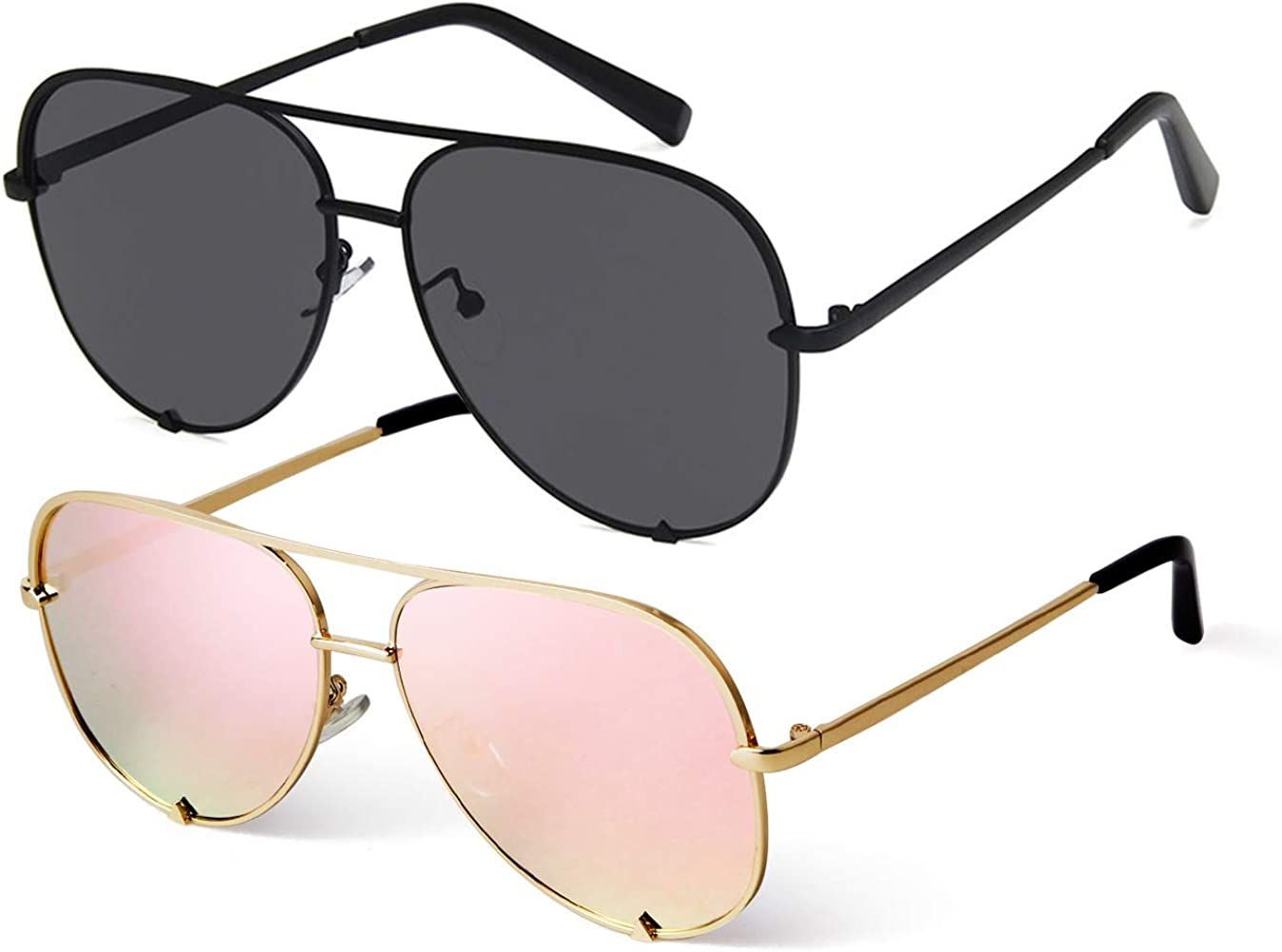 SORVINO Aviator Sunglasses for Women Classic Oversized Sun Glasses UV400 Protection | Amazon (US)