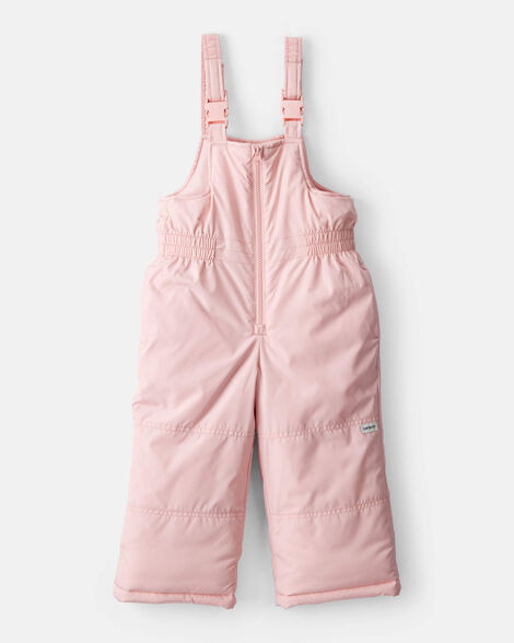 Toddler Girl Overall Snow Bibs - Pink | Carter's Inc
