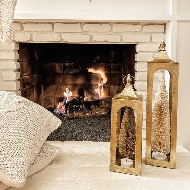 Upscale Iron Candle Lantern Set of 2 | Antique Farm House