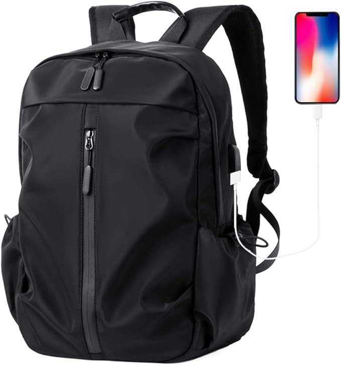 Water Resistant Lightweight Backpack Casual Travel Hiking Backpack Daypack Durable with USB Charg... | Amazon (US)
