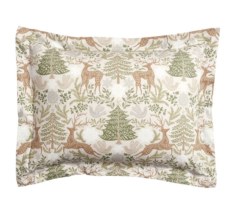 Winter Solstice Percale Sham | Pottery Barn (US)