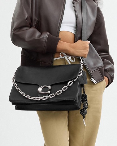Runway Chain Tabby Shoulder Bag 35

Part of our Spring 2025 presentation, this limited-edition Chain Tabby Shoulder Bag 35 is a modern take on an archival 1970s Coach design. The generously sized silhouette is crafted of drapey soft full grain leather with a subtle sheen and is finished with our Signature hardware for an iconic touch. It features inside organizational pockets, an outside zip pocket for easy access to essentials and a unique removeable bag charm loaded with Coach icons and eclectic handcraft. Add the interchangeable chain strap to instantly change the look of the bag or the adjustable crossbody strap for convenient hands-free wear.

#LTKItBag #LTKWorkwear #LTKStyleTip