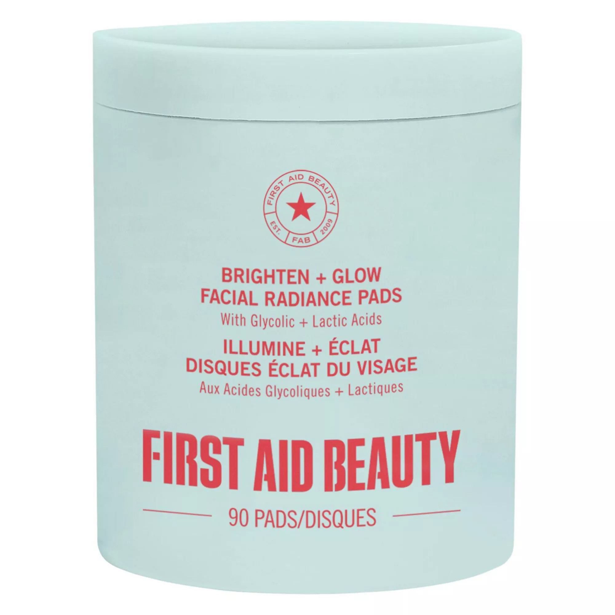 First Aid Beauty Brighten + Glow Facial Radiance Pads with Glycolic + Lactic Acids | Kohl's