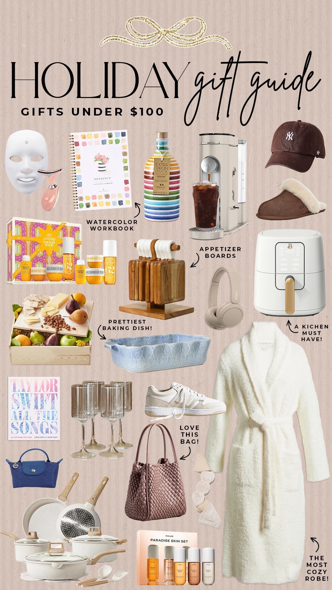 Holiday gift guide: great gifts under $100!

#giftguide

Holiday gift guide. Gifts under $100. Gifts for her under $100. Gifts for anyone under $100. Family gifts under $100  

#LTKHoliday #LTKFindsUnder100 #LTKGiftGuide