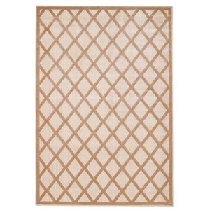 Riverbay Furniture Transitional Polypropylene 5'x7'6" Rug in Beige | Homesquare