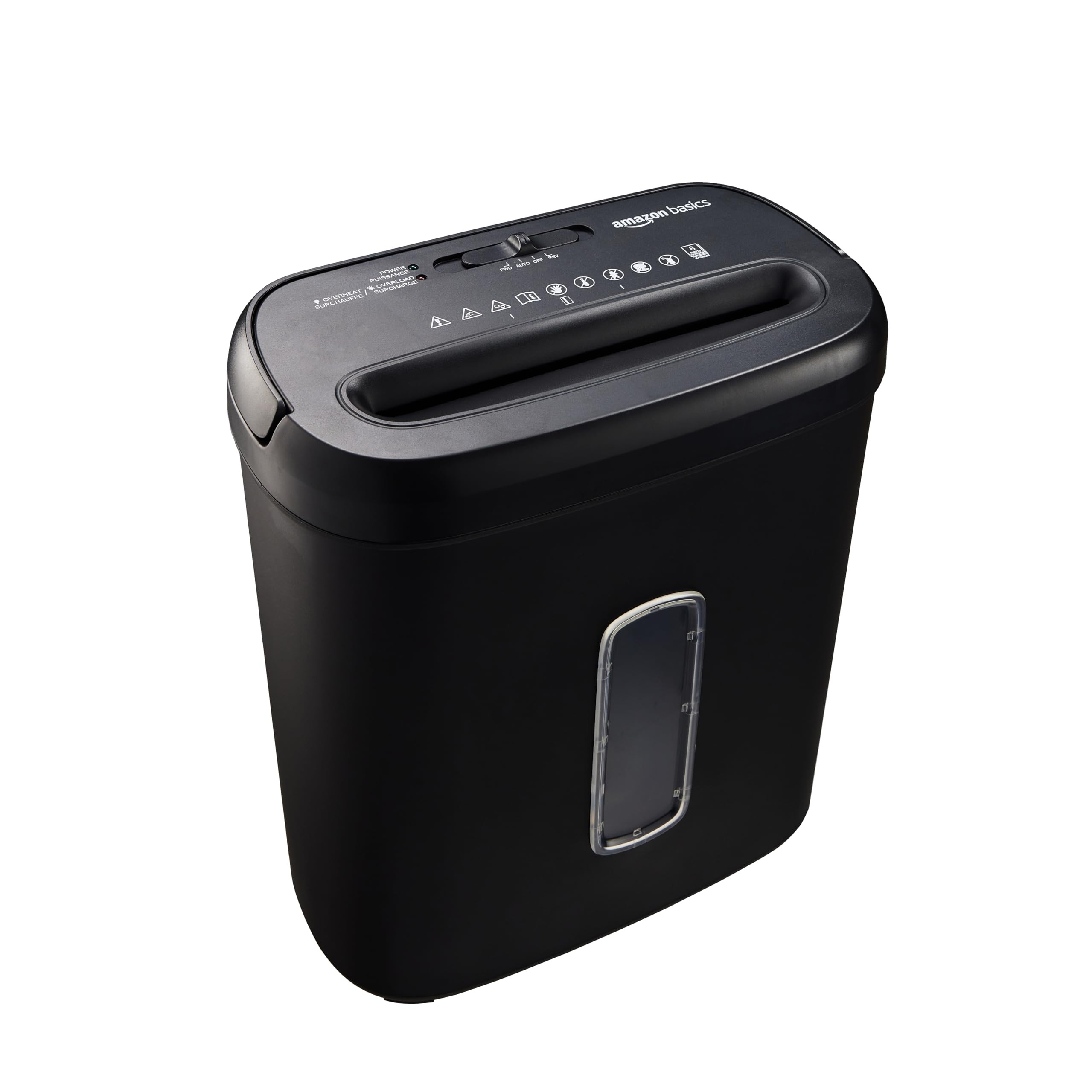 Amazon Basics 8-Sheet Cross Cut Paper Shredder and Credit Card Shredder - Black | Amazon (US)