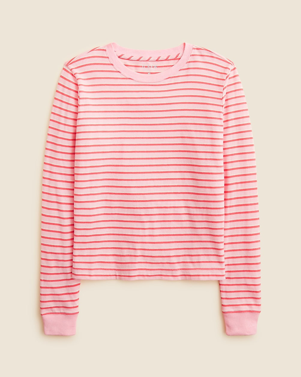 Vintage jersey long-sleeve T-shirt in stripe | J. Crew US