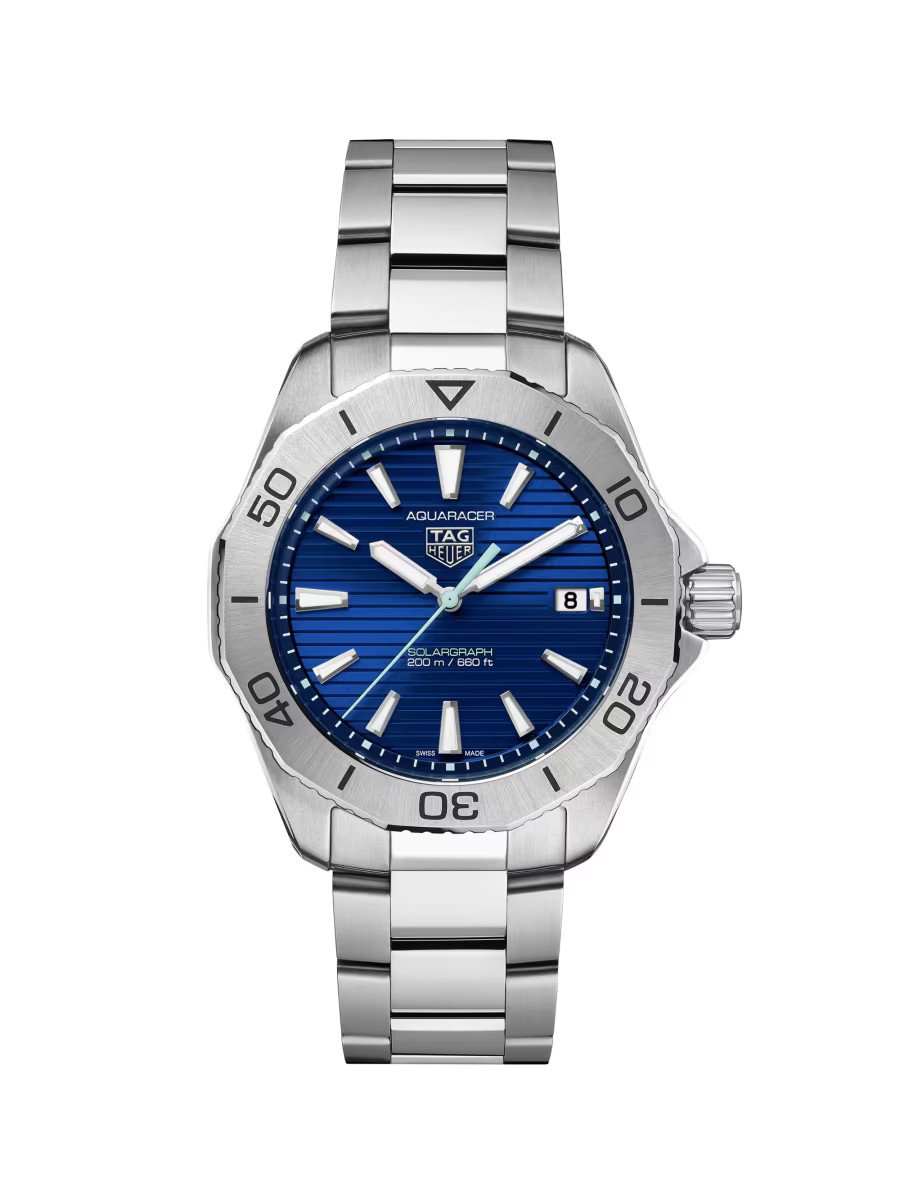 Aquaracer Professional 200 Stainless Steel Bracelet Watch/40MM | Saks Fifth Avenue