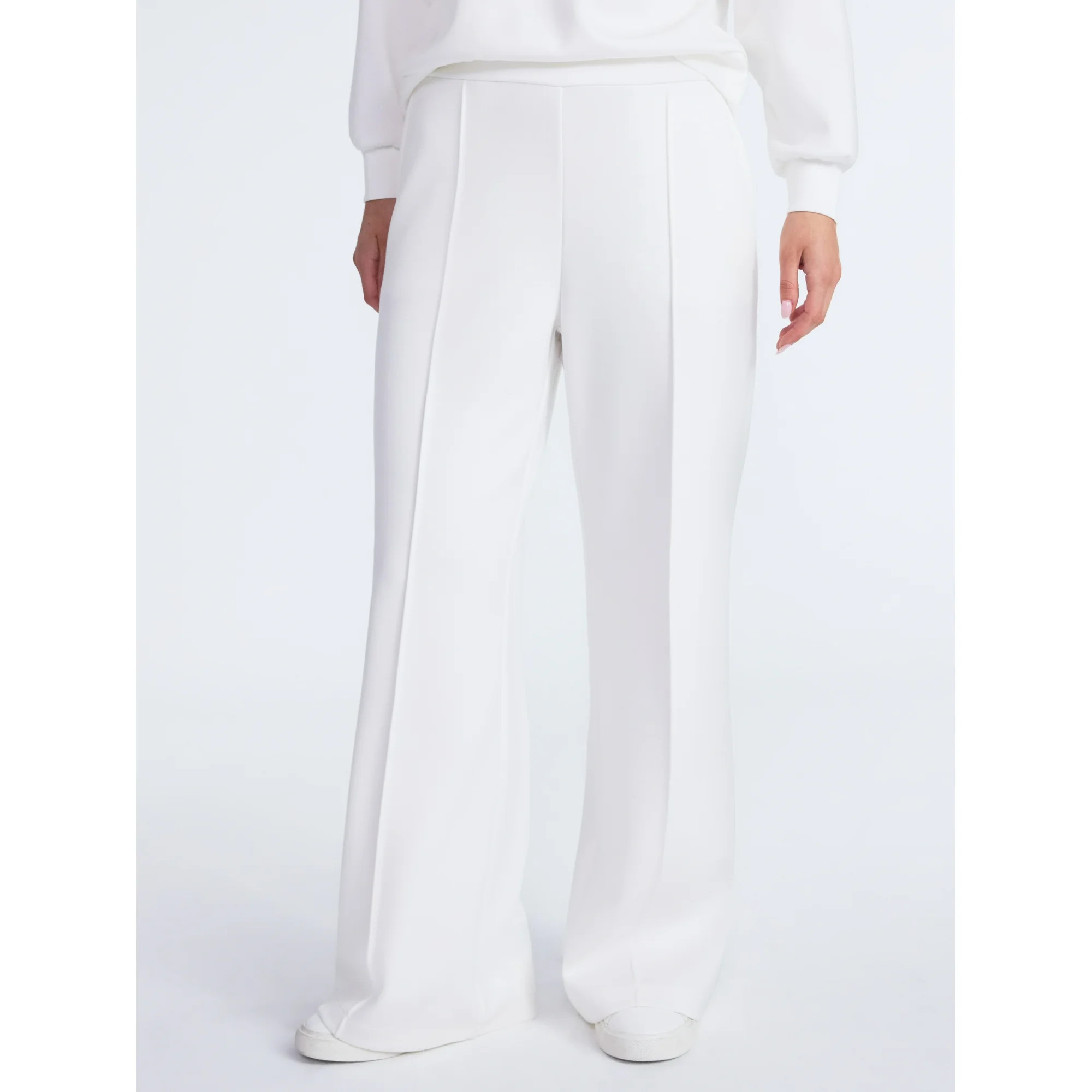 Scoop Women’s and Women’s Plus New Scubaknit Seamed Sweatpants, Regular and Short Lengths, Si... | Walmart (US)