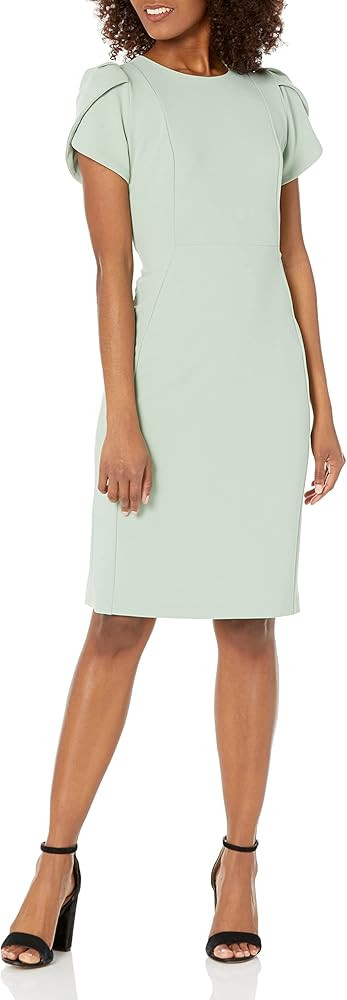 Calvin Klein Women's Sleeveless Fitted Cocktail Sheath Dress | Amazon (US)