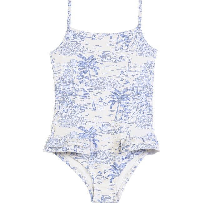 Malia One Piece Swimsuit, Seascape Toile | Maisonette