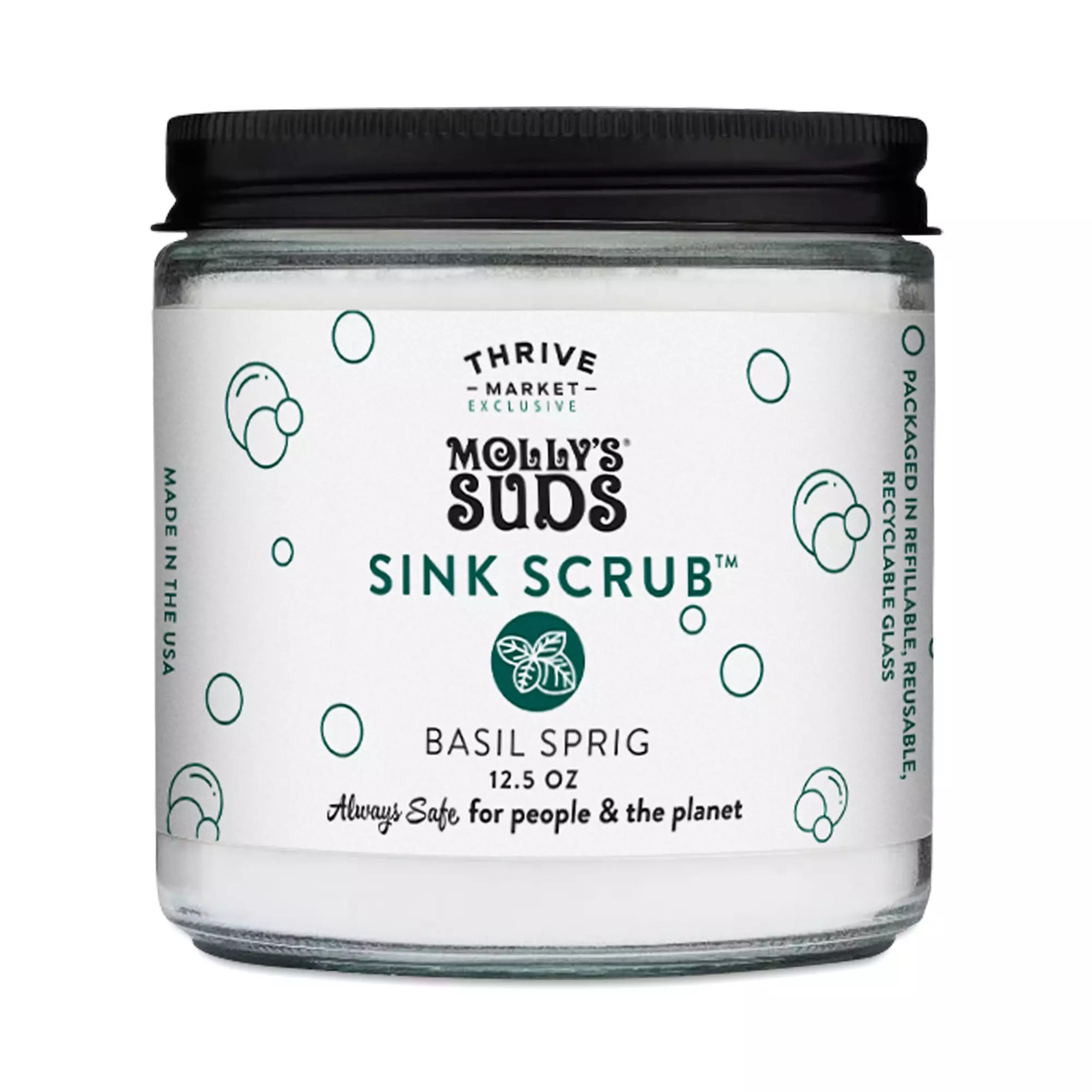 Sink Scrub, Thrive Market Exclusive, Basil Sprig | Thrive Market