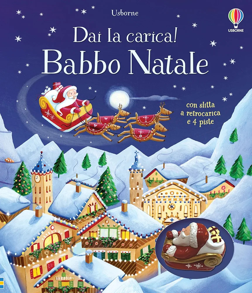 Babbo Natale. Ediz. a colori. Con 4 pieste. Con slitta a retrocarica | Amazon (IT)
