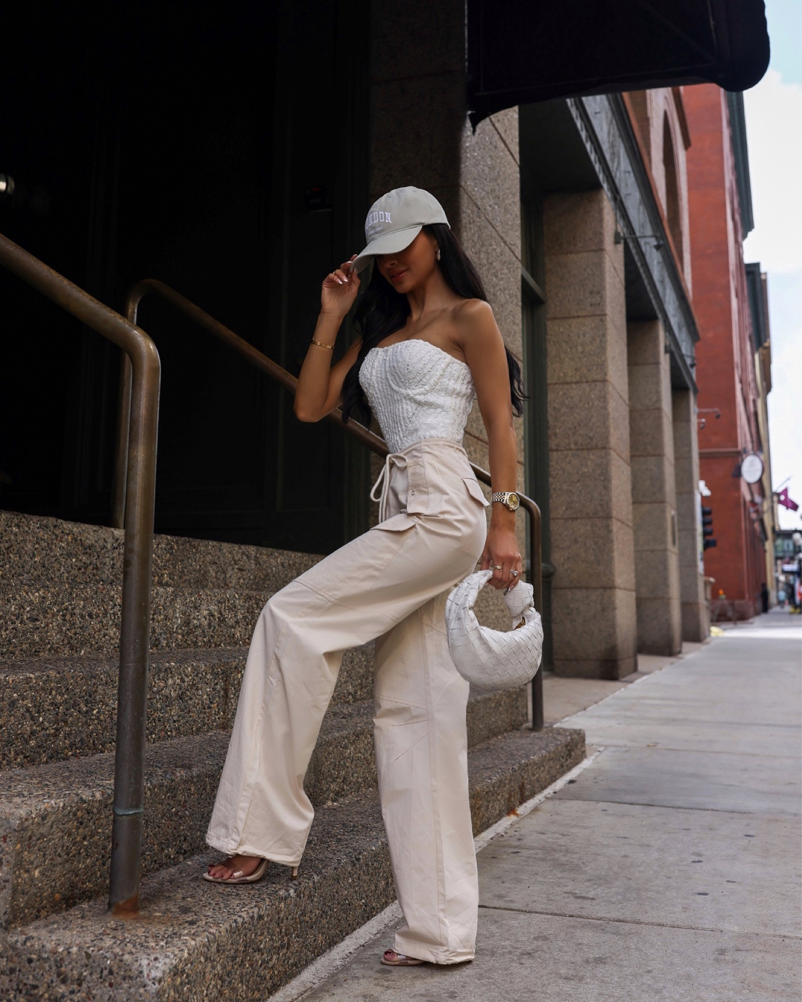 Casual fall attire
Revolve cargo pants wearing an XS under $100!
Corset top wearing an XS
Anine abinf baseball cap


#LTKstyletip #LTKfindsunder100 #LTKSeasonal