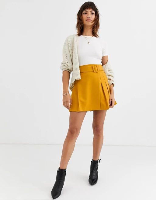 ASOS DESIGN belted kilt mini | ASOS US