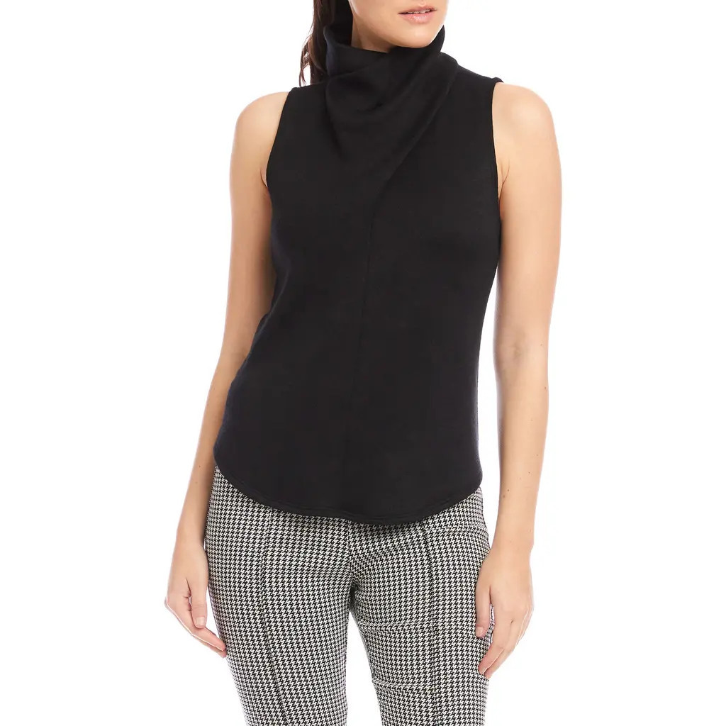 FIFTEEN TWENTY Abbey Turtleneck Knit Tank in Black at Nordstrom, Size X-Small | Nordstrom