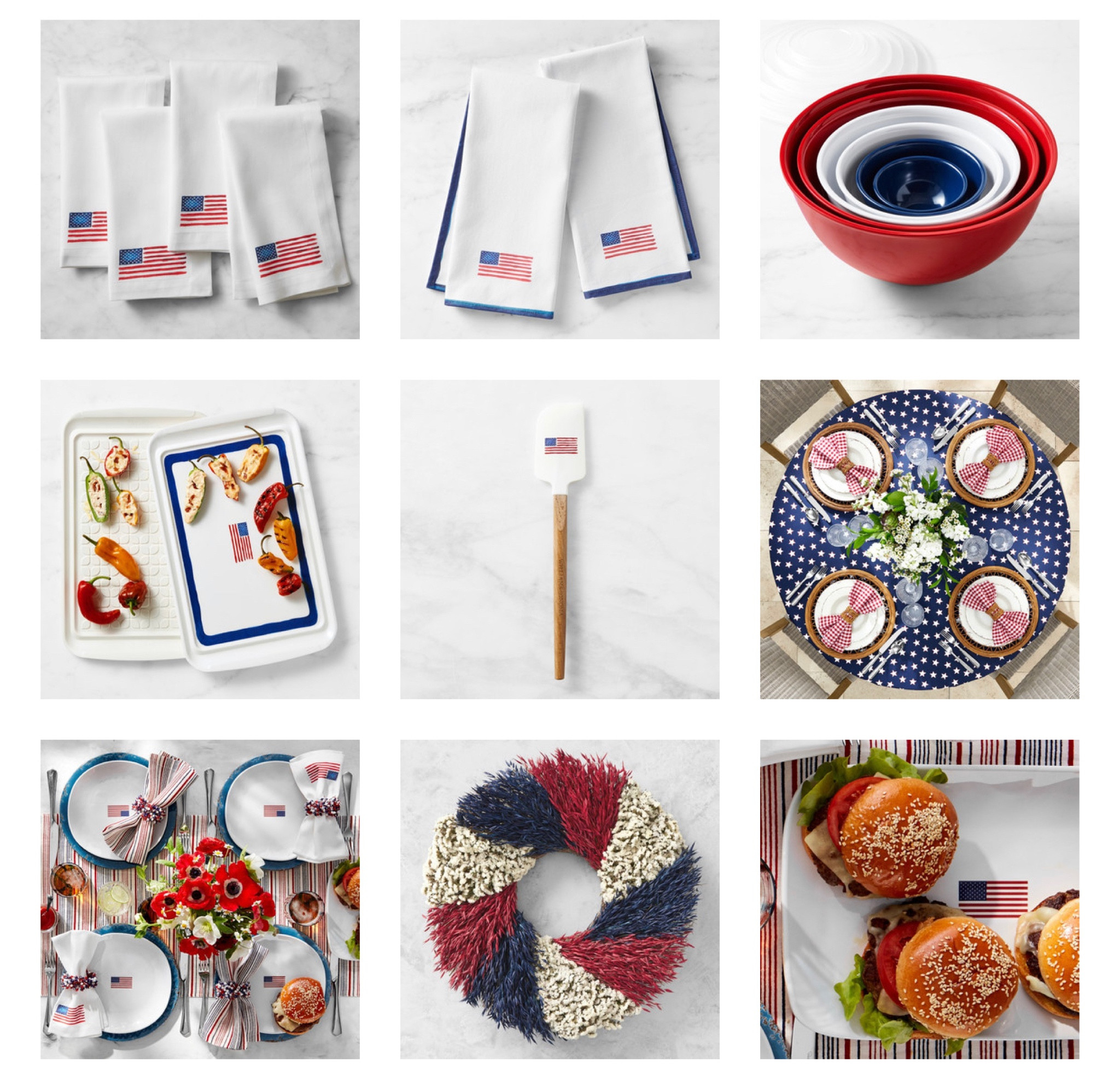 4th of July home decor for bbq, American flag plates, American flag wreath, 4th of July wreath 

#LTKhome #LTKunder100 #LTKSeasonal