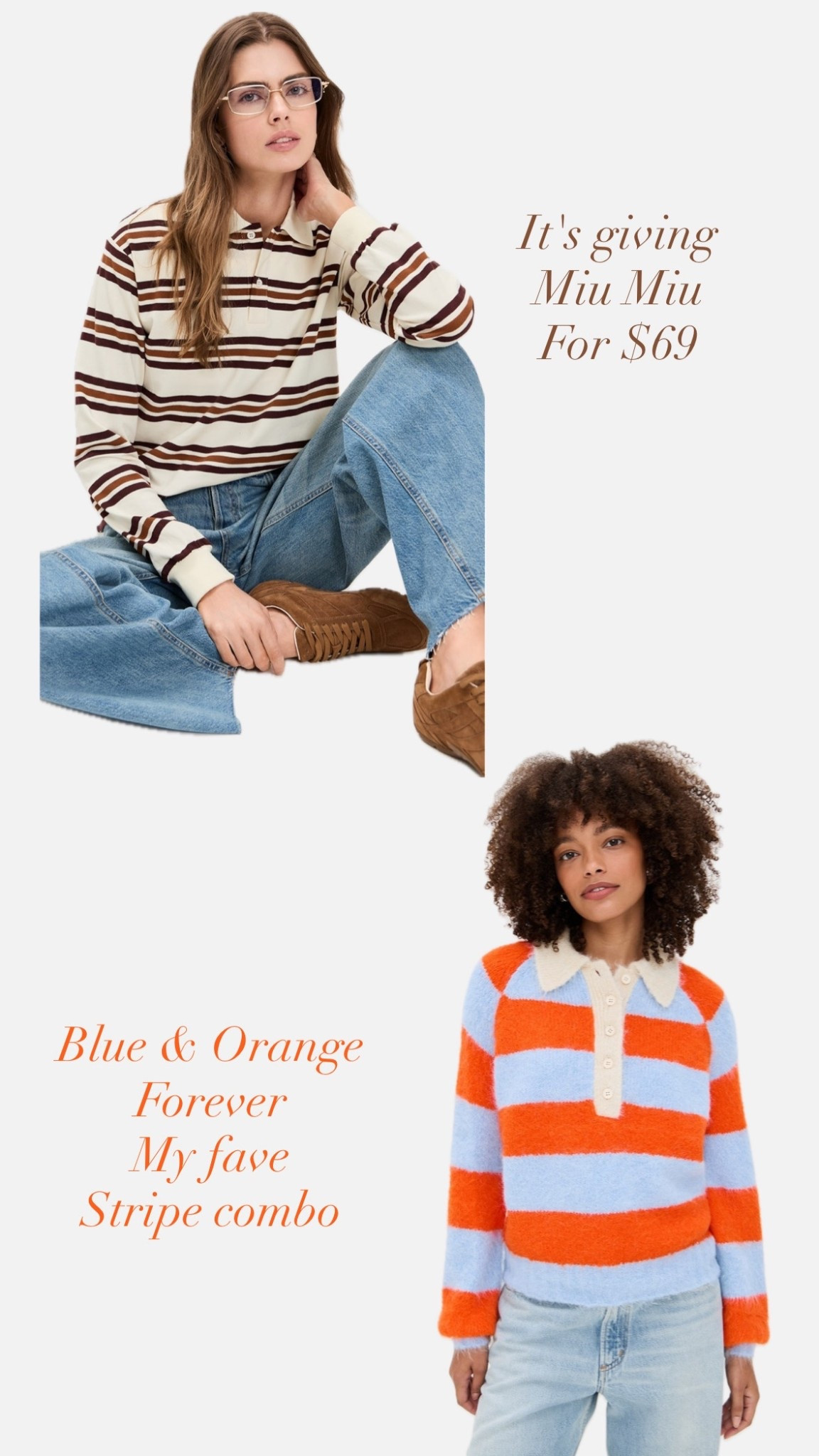 Buying stripe tops / sweaters this season — daily edit cover from Found by Em