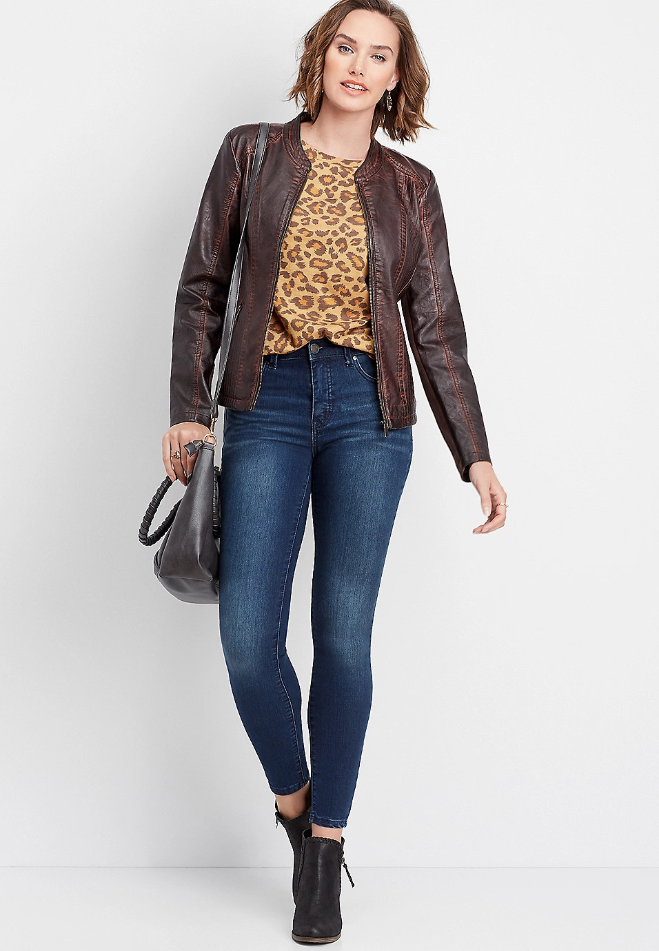 24/7 stripe crew neck tee | Maurices