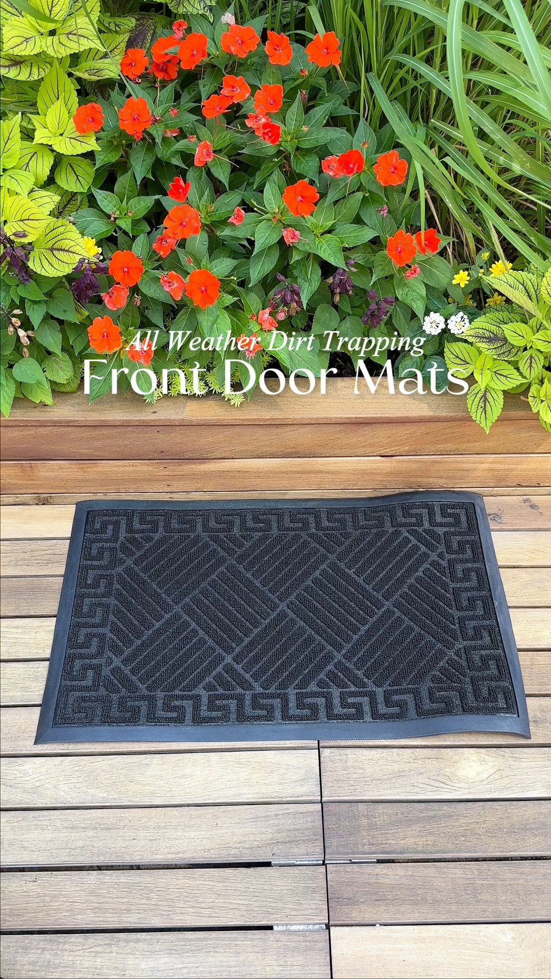 A front door upgrade that actually works 🚪 The Homwe All Weather Door Mat is designed to trap dirt and debris while holding up well in rain, snow, or sunshine. It’s durable, low-profile, and easy to clean, making it a practical choice for busy households and all seasons 🍂☀️#LTKHome #LTKFavorites #LTKFinds #FrontDoorStyle #EntrywayDecor #HomeUpgrade #DoorMat #HomeEssentials #CleanHome 

#LTKHome #LTKFindsUnder50